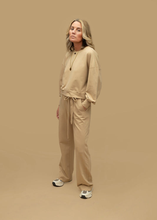 GAIA statement sleeve top, camel (SALE)