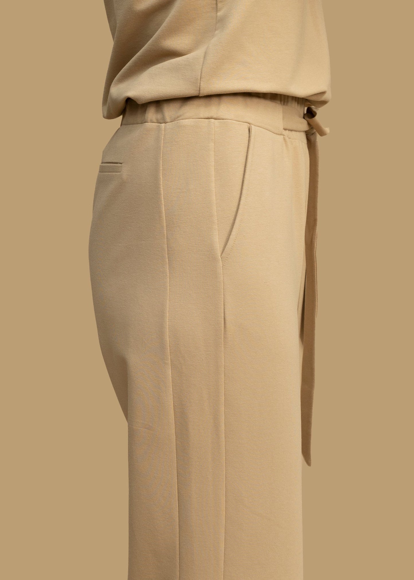 GODDESS wide leg trousers, camel