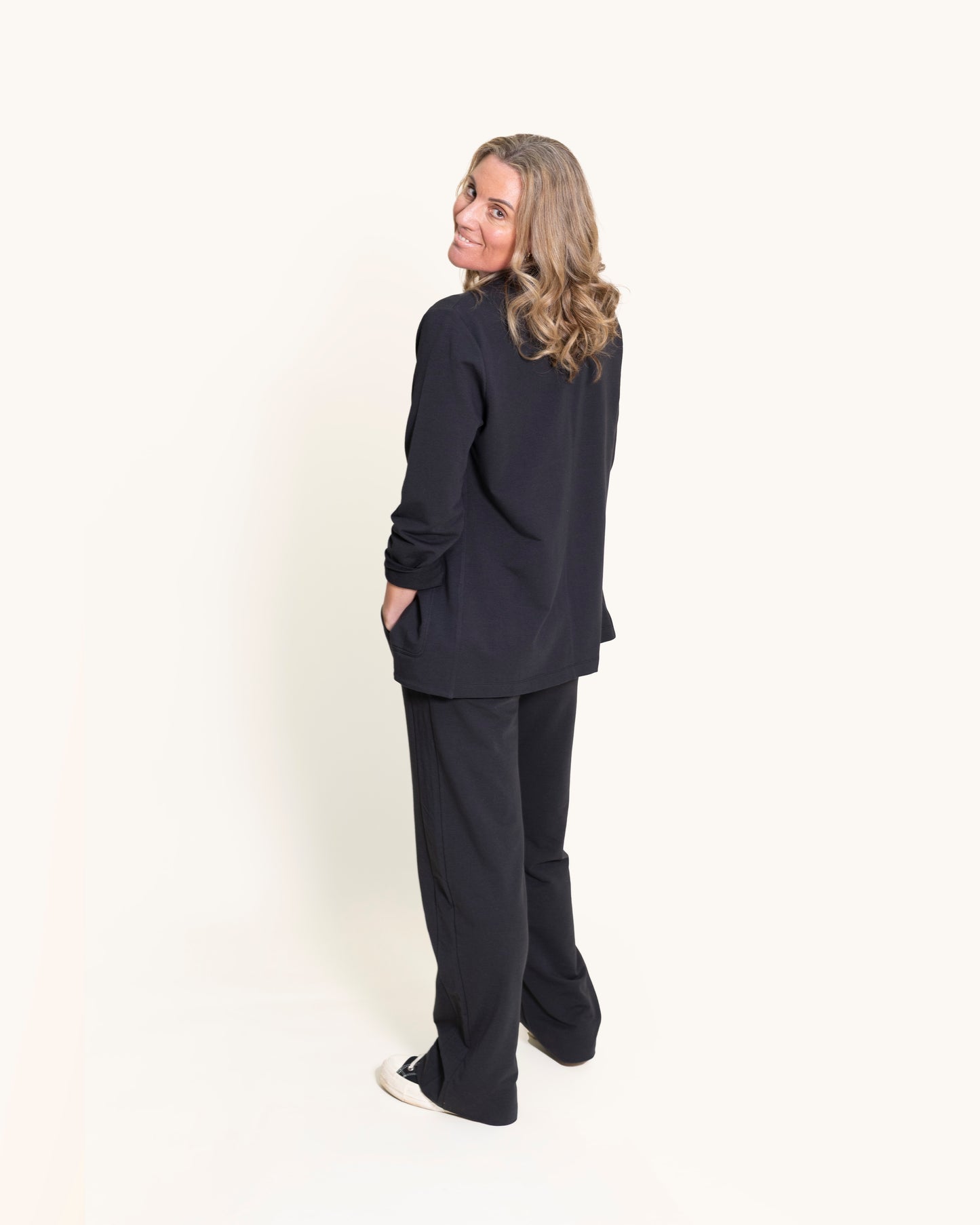 NEW CIRCE soft blazer, charcoal