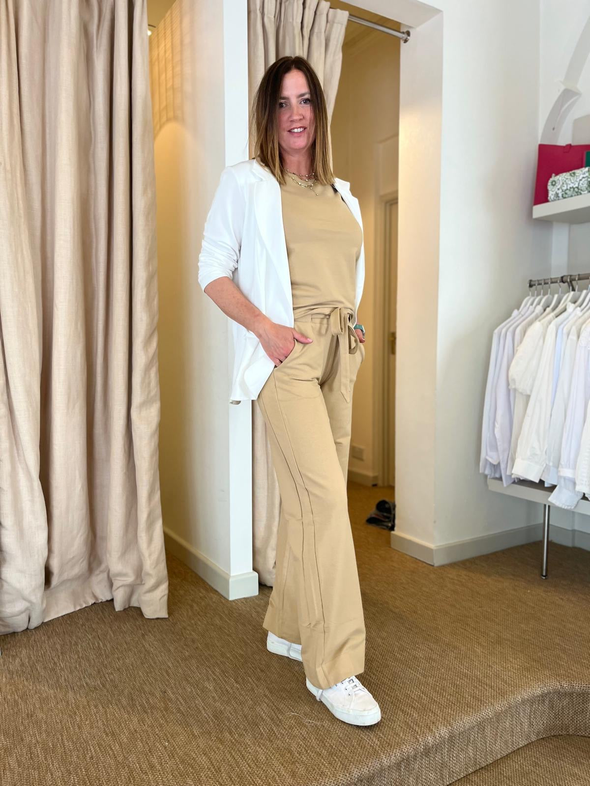 NEW CIRCE soft blazer, warm white