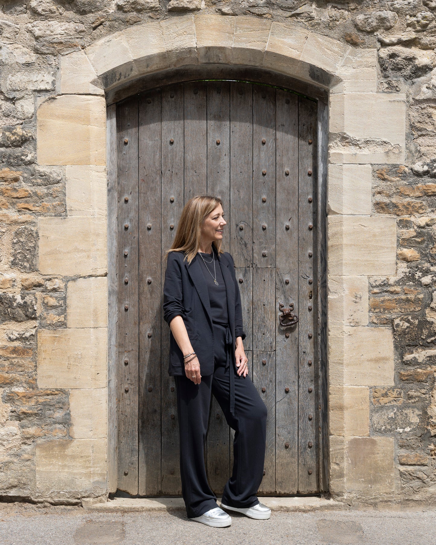 NEW CIRCE soft blazer, charcoal