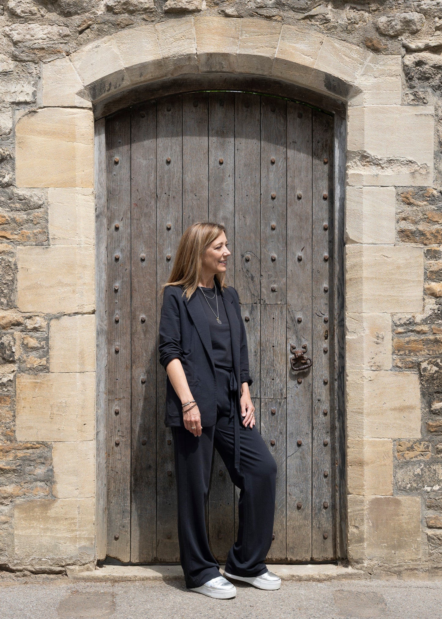 CIRCE soft blazer, charcoal