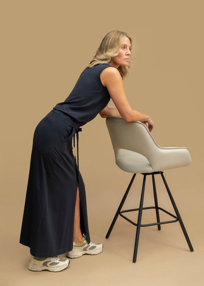 HERO sleeveless top, navy (SALE)