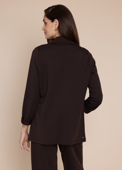 CIRCE soft blazer, chocolate