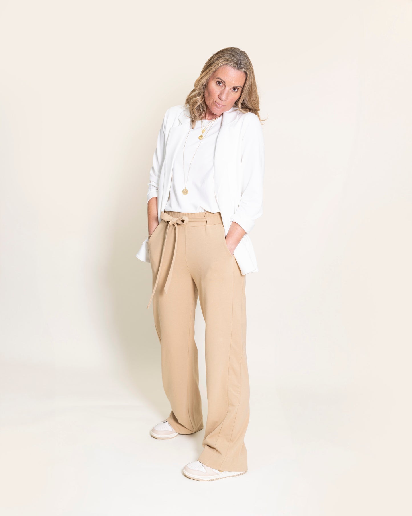 NEW CIRCE soft blazer, warm white