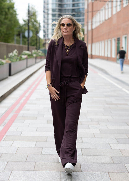 CIRCE soft blazer, burgundy