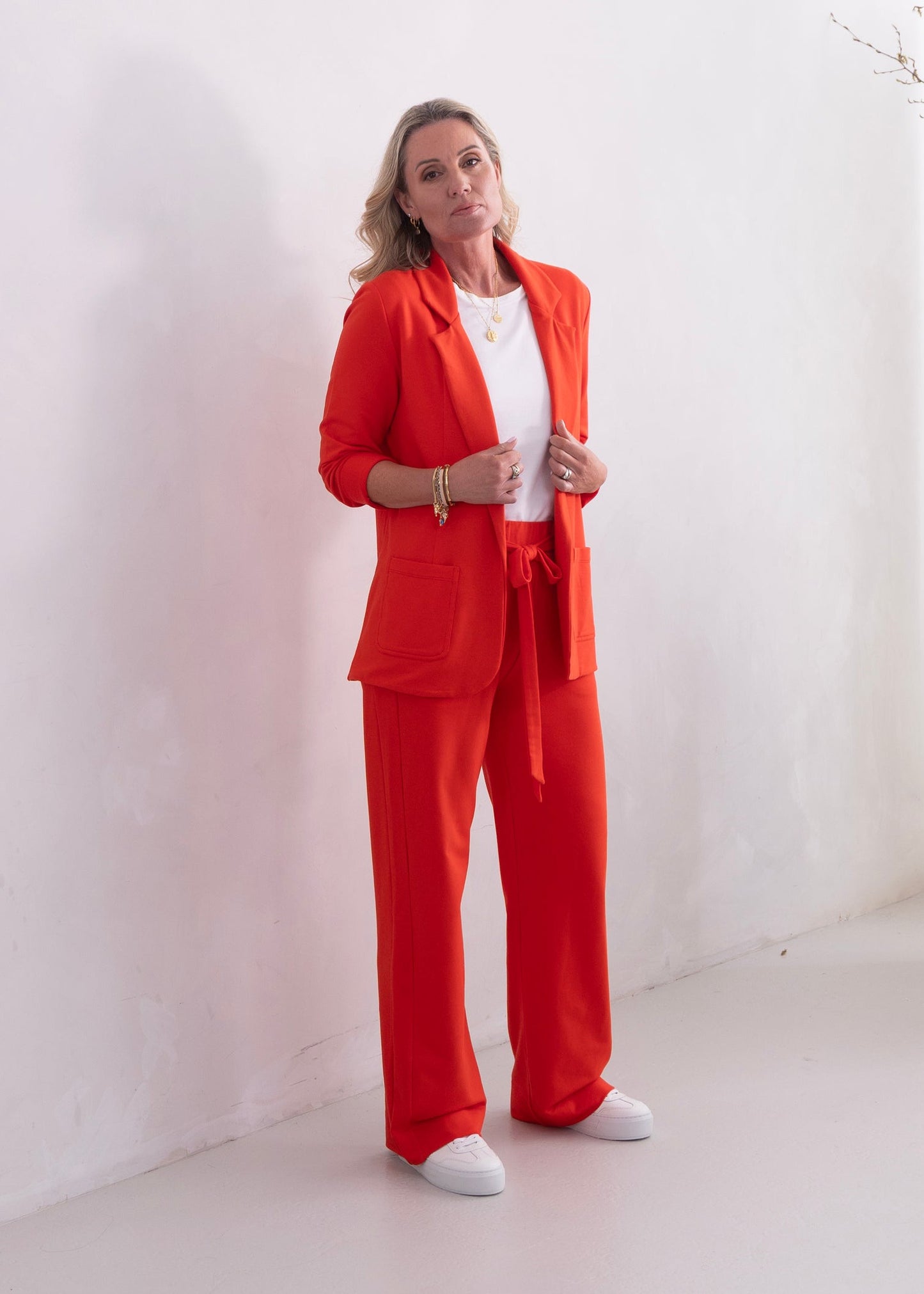 CIRCE soft blazer, coral