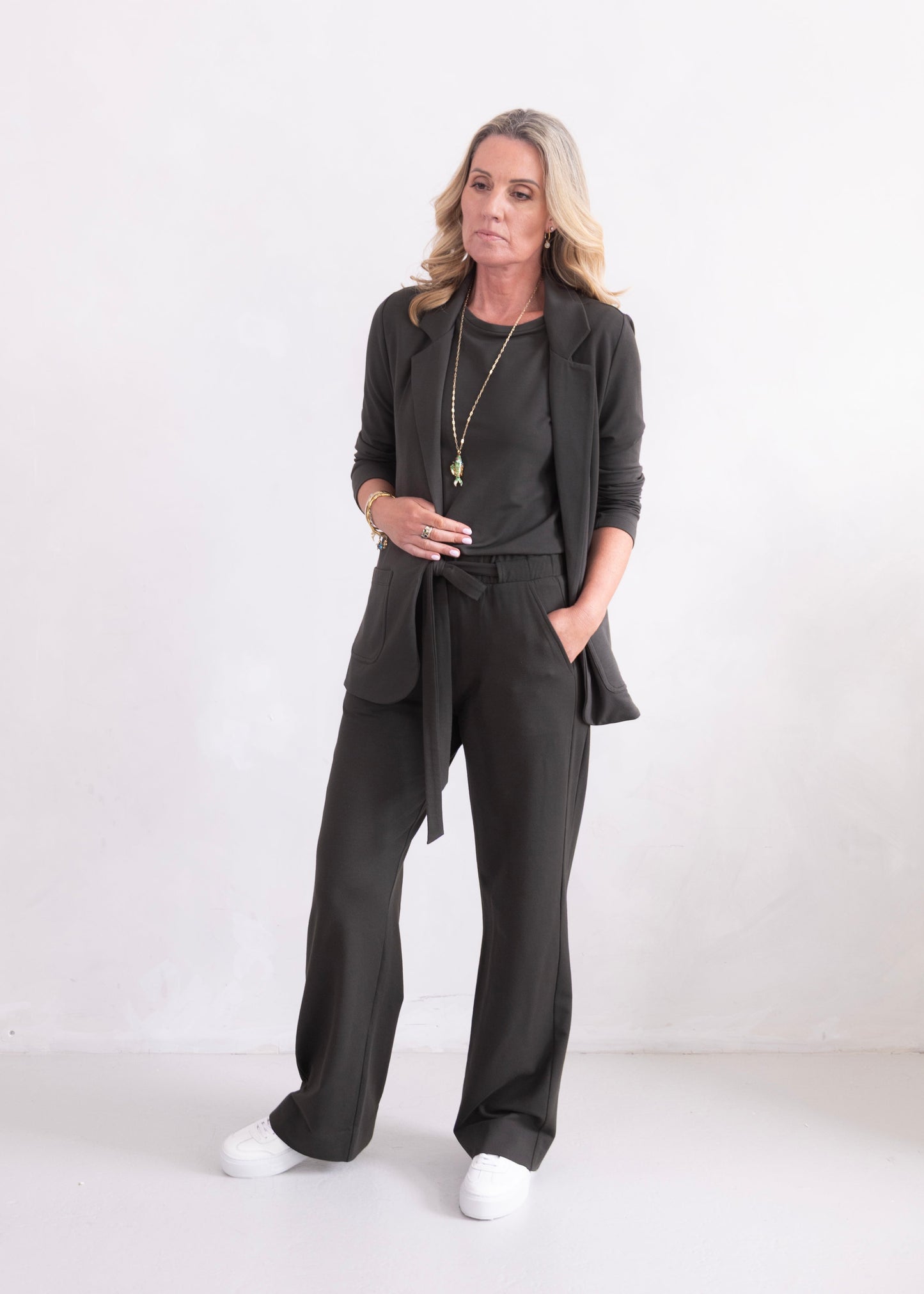 CIRCE soft blazer, olive