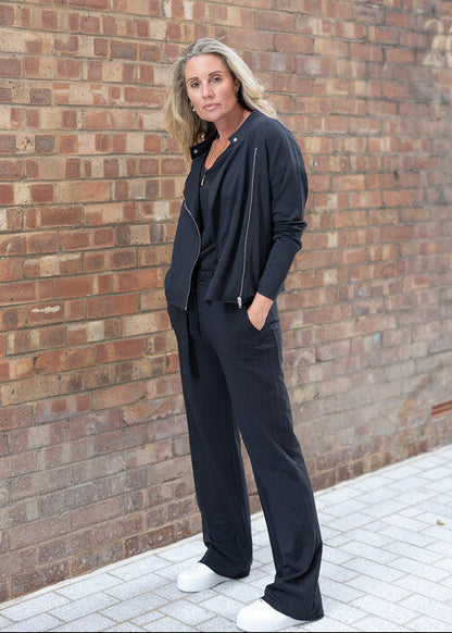 ENYO biker jacket, charcoal