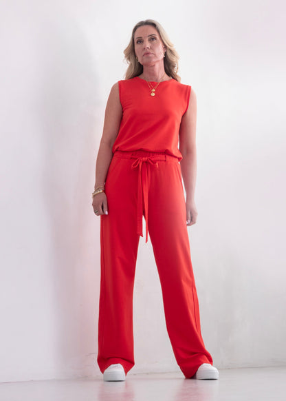 HERO wide leg jump-set, coral