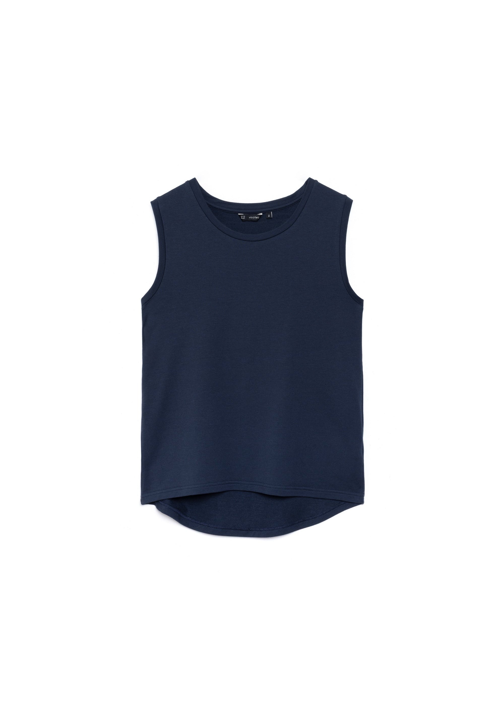 HERO Sleeveless Top Navy - Premium Layering Essential | Weartwo