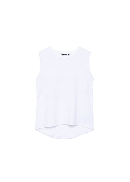 HERO sleeveless top, white