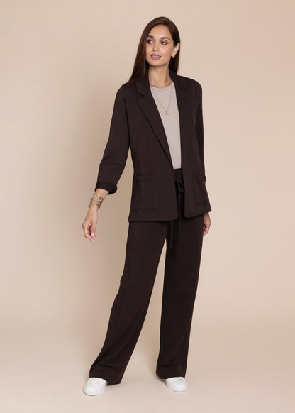 CIRCE soft blazer, chocolate