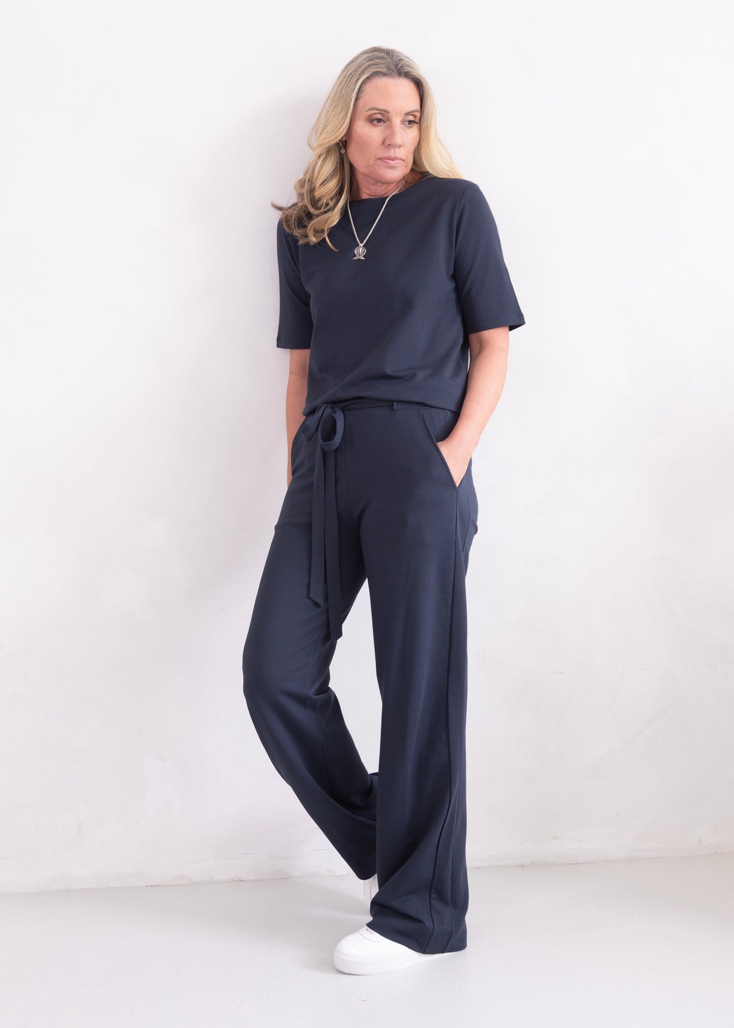 IRIS wide leg jump-set, navy