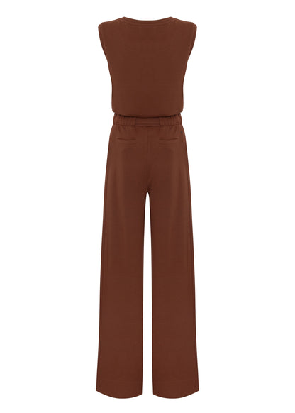 HERO wide-leg jump-set, praline