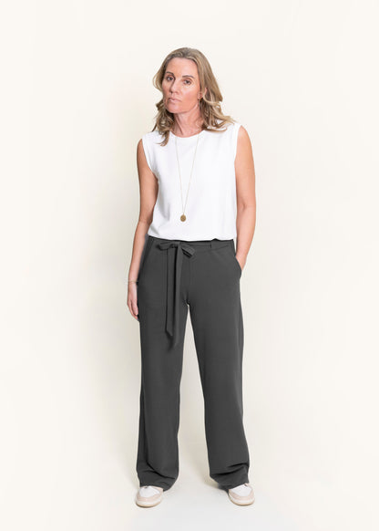 GODDESS wide leg trousers, olive (SALE)