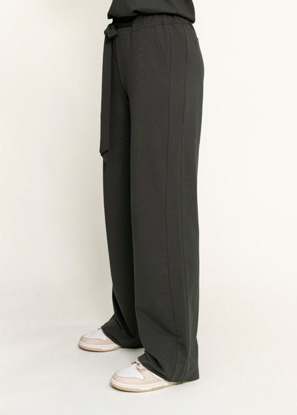 GODDESS wide leg trousers, olive (SALE)