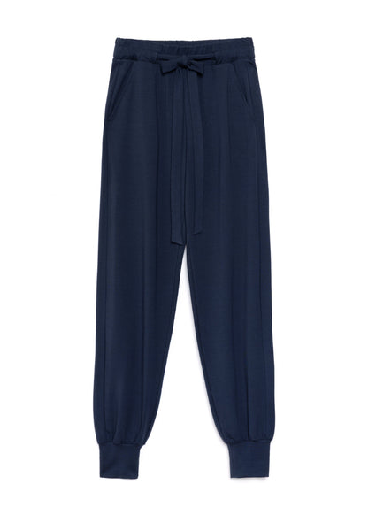 SIREN cuffed leg trousers, navy