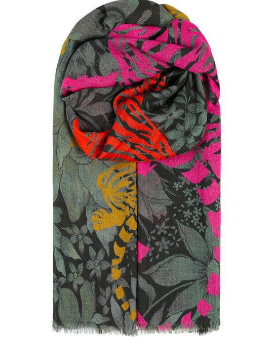 Tiger Print Scarf