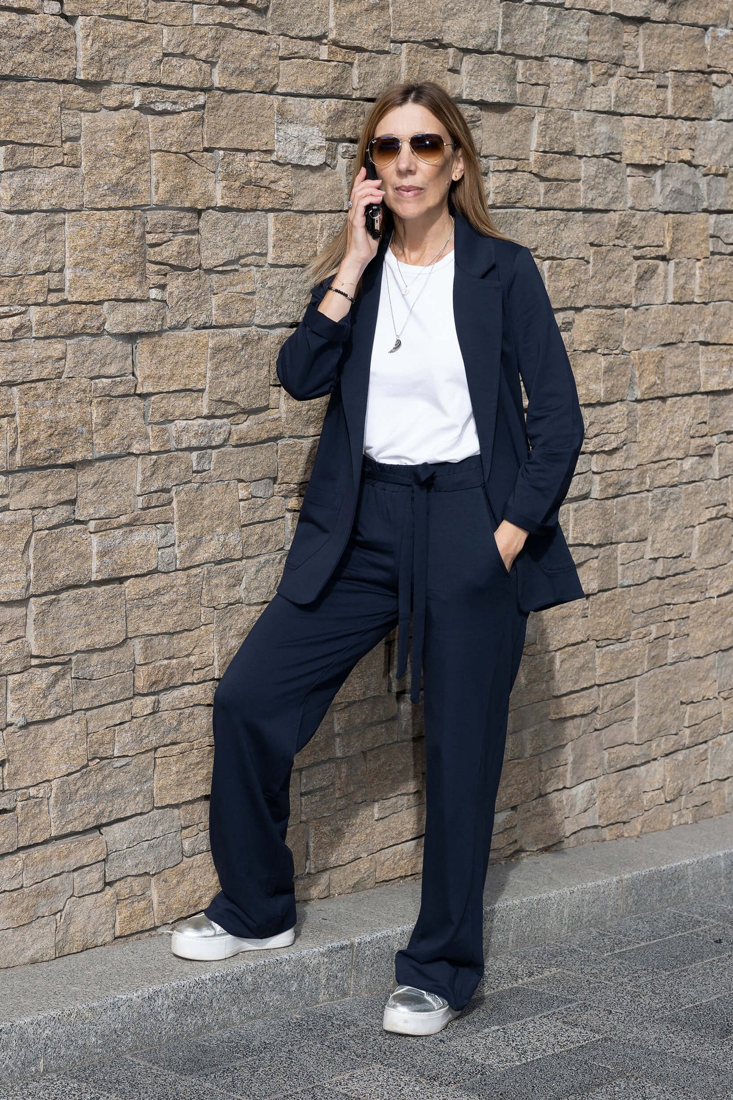 CIRCE soft blazer, navy