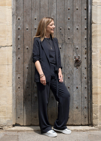 CIRCE soft blazer, charcoal