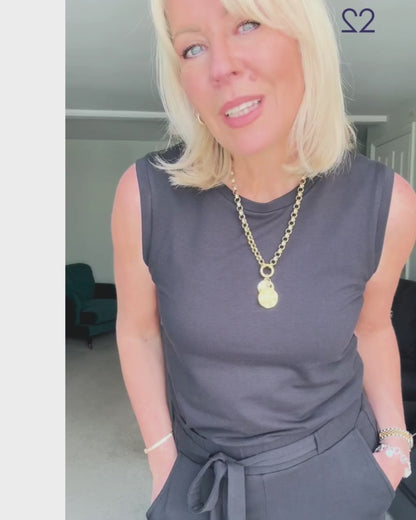 CIRCE soft blazer, chocolate