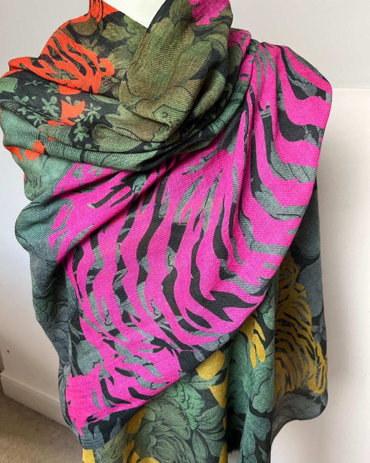 Tiger Print Scarf